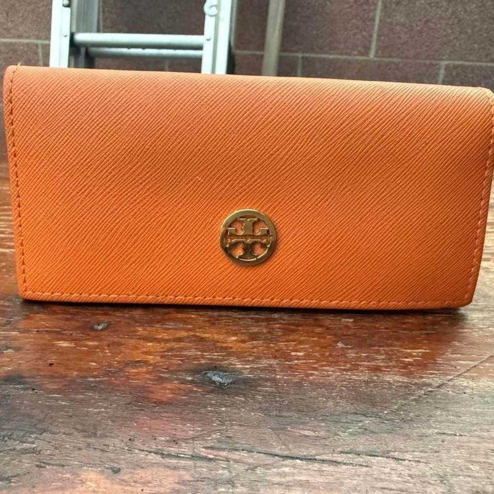 Tory Burch Orange Sunglass Case